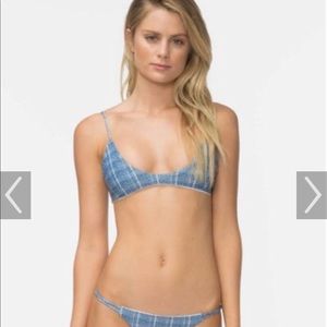 NWT Tavik Triangle Off The Grid Pacific Bikini Top